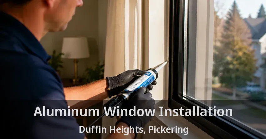 Aluminum Window Installation Duffin Heights, Pickering - ON