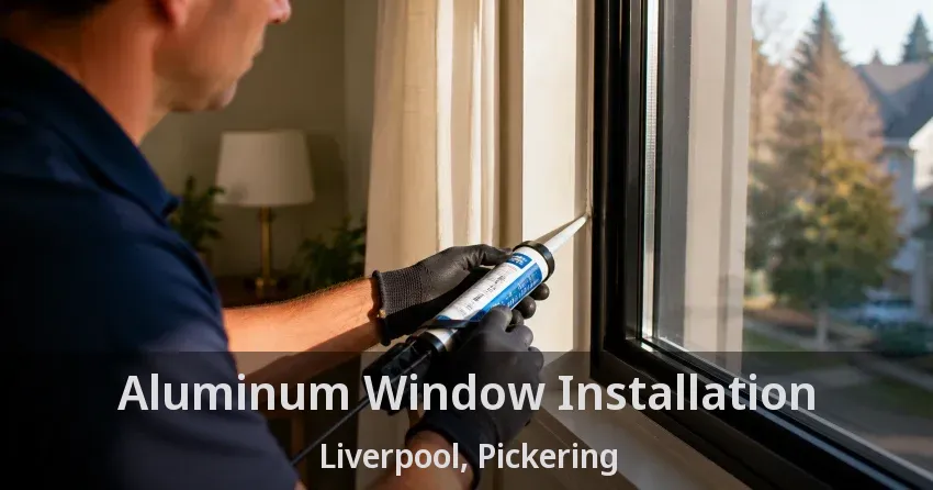 Aluminum Window Installation Liverpool, Pickering - ON