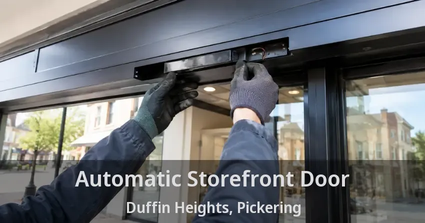 Automatic Storefront Door Duffin Heights, Pickering - ON
