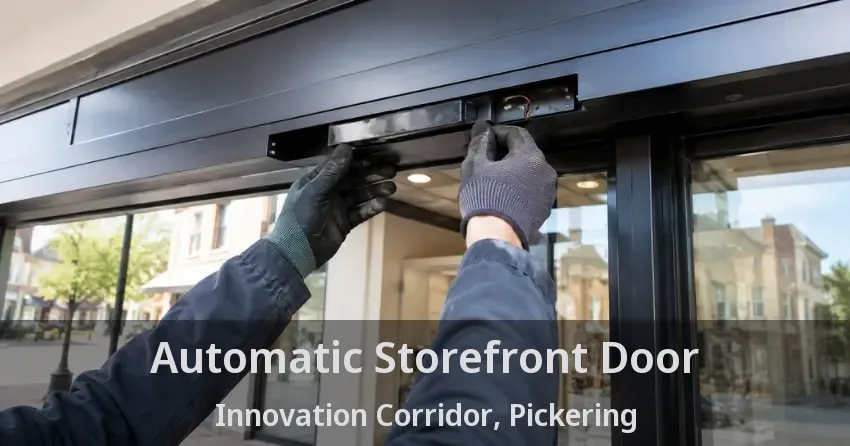 Automatic Storefront Door Innovation Corridor, Pickering - ON
