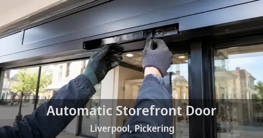 Automatic Storefront Door Liverpool, Pickering - ON