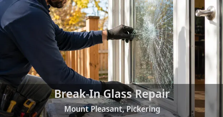 Break-In Glass Repair Mount Pleasant, Pickering - ON