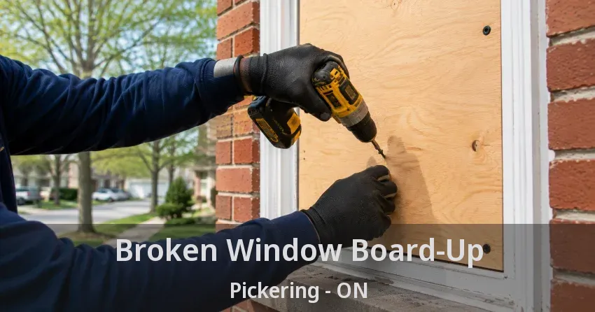 Broken Window Board-Up Pickering - ON