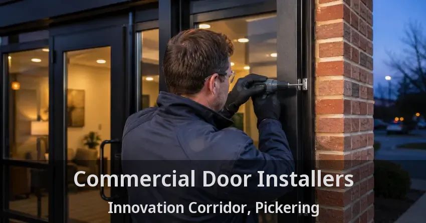 Commercial Door Installers Innovation Corridor, Pickering - ON
