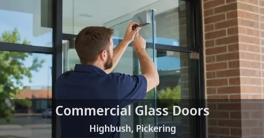 Commercial Glass Doors Highbush, Pickering - ON