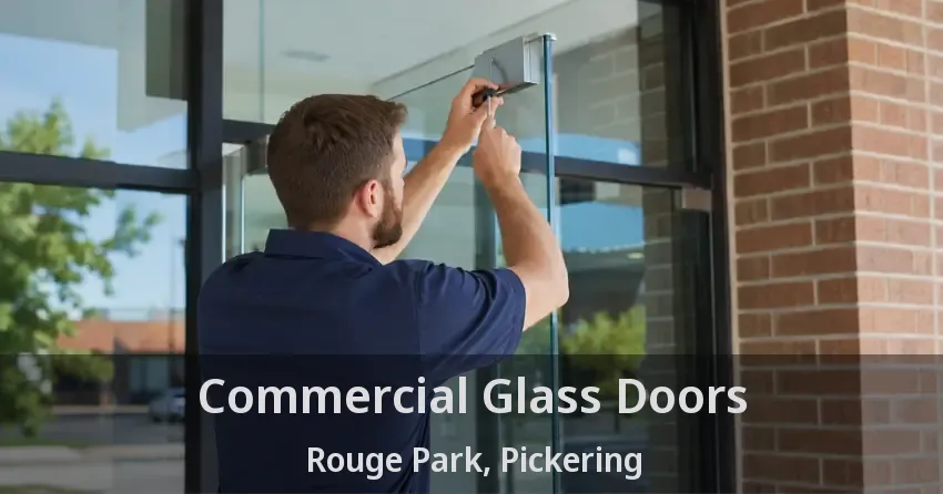 Commercial Glass Doors Rouge Park, Pickering - ON