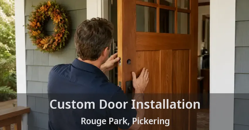 Custom Door Installation Rouge Park, Pickering - ON