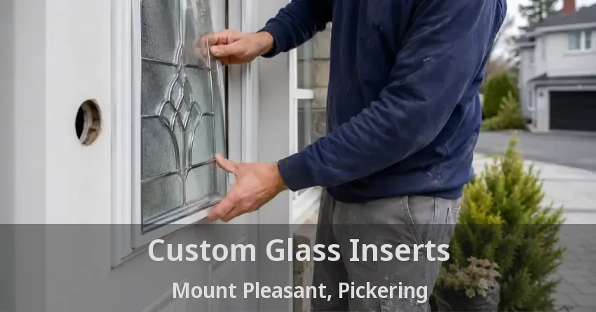 Custom Glass Inserts Mount Pleasant, Pickering - ON