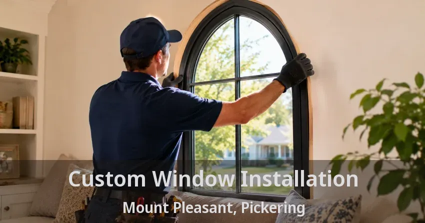 Custom Window Installation Mount Pleasant, Pickering - ON