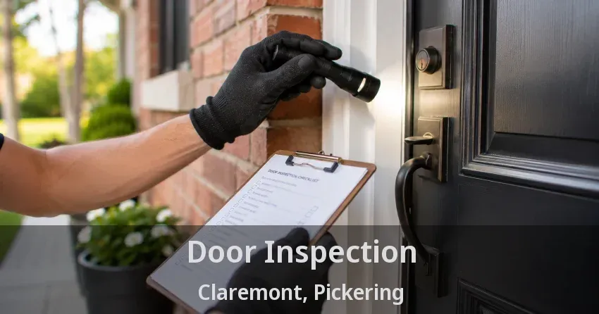 Door Inspection Claremont, Pickering - ON