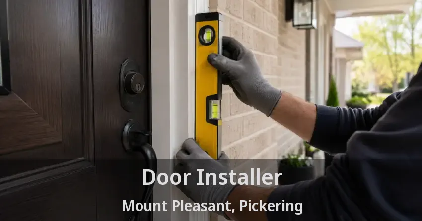 Door Installer Mount Pleasant, Pickering - ON