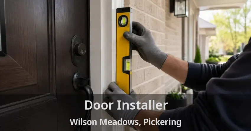 Door Installer Wilson Meadows, Pickering - ON
