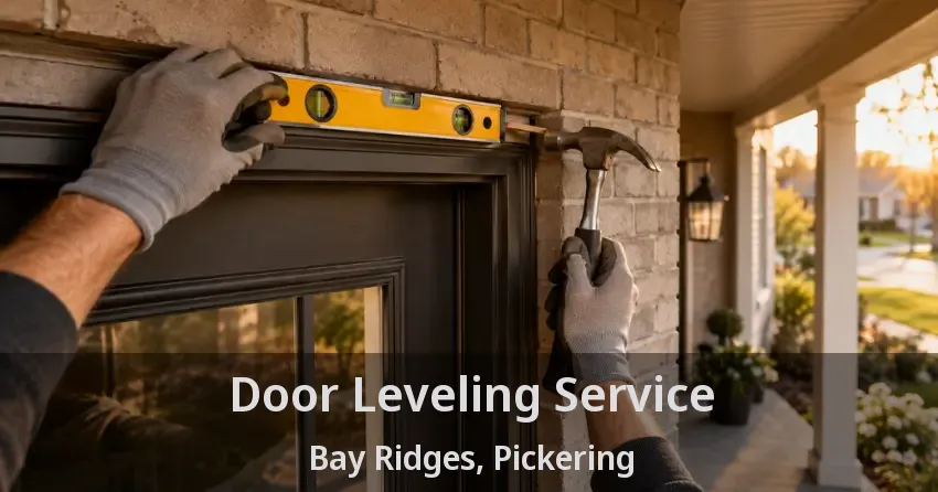 Door Leveling Service Bay Ridges, Pickering - ON