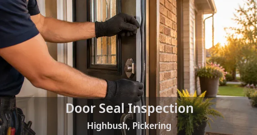 Door Seal Inspection Highbush, Pickering - ON