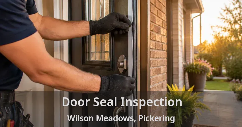 Door Seal Inspection Wilson Meadows, Pickering - ON