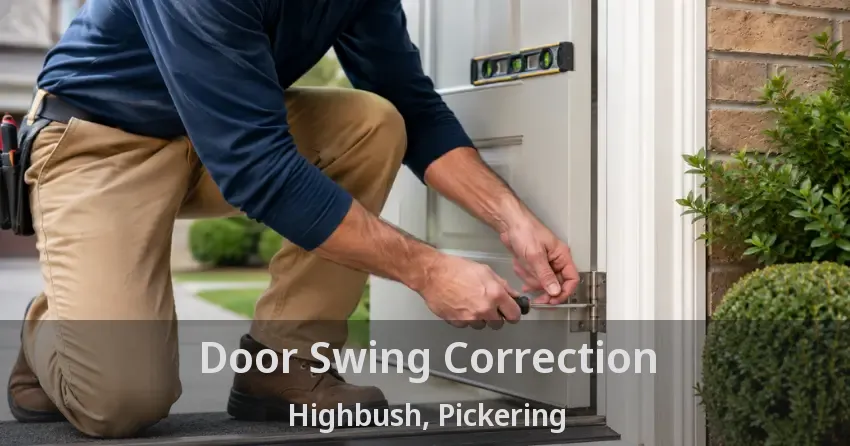Door Swing Correction Highbush, Pickering - ON