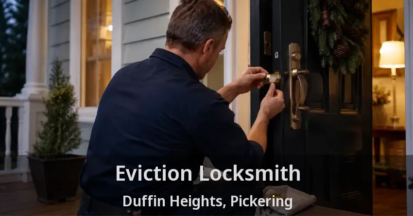Eviction Locksmith Duffin Heights, Pickering - ON