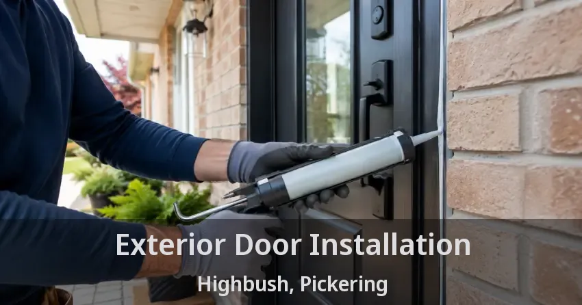 Exterior Door Installation Highbush, Pickering - ON