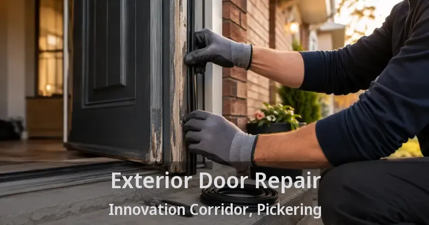 Exterior Door Repair Innovation Corridor, Pickering - ON