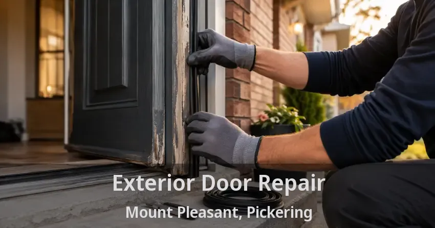 Exterior Door Repair Mount Pleasant, Pickering - ON