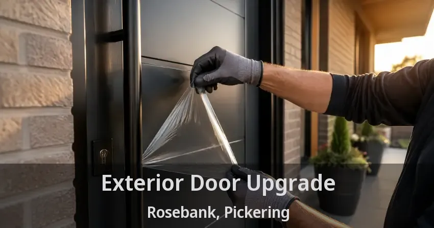 Exterior Door Upgrade Rosebank, Pickering - ON