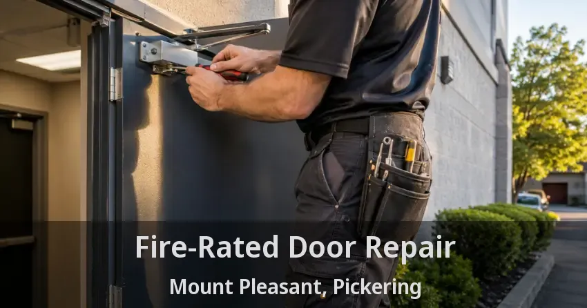 Fire-Rated Door Repair Mount Pleasant, Pickering - ON