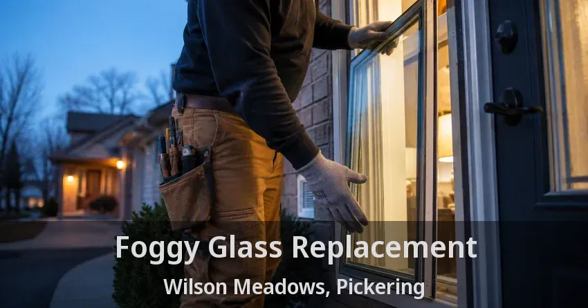 Foggy Glass Replacement Wilson Meadows, Pickering - ON