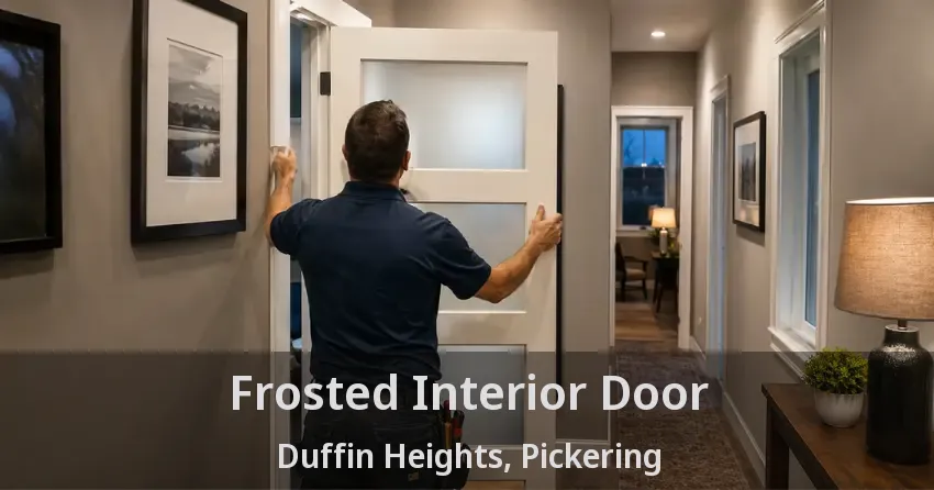 Frosted Interior Door Duffin Heights, Pickering - ON