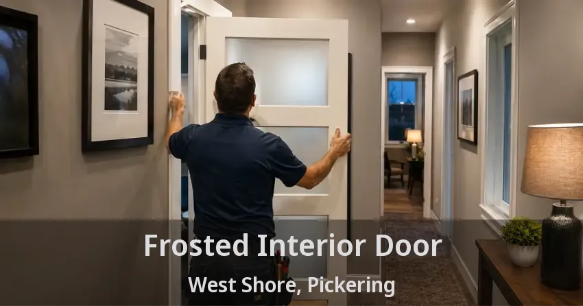 Frosted Interior Door West Shore, Pickering - ON