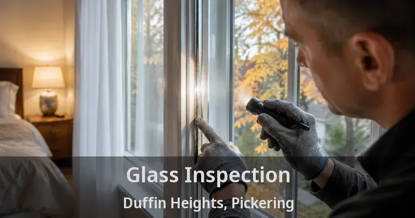 Glass Inspection Duffin Heights, Pickering - ON