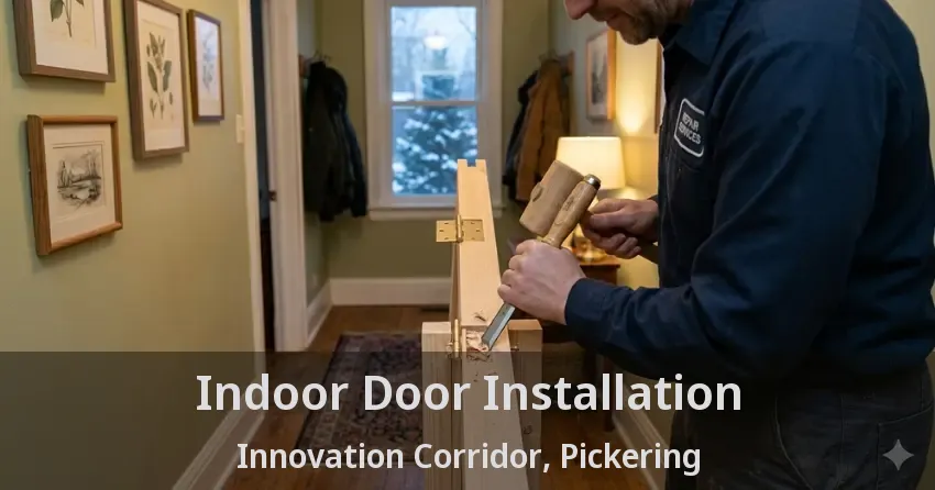 Indoor Door Installation Innovation Corridor, Pickering - ON