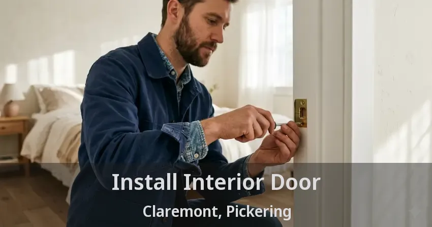 Install Interior Door Claremont, Pickering - ON
