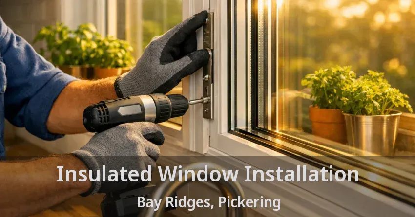 Insulated Window Installation Bay Ridges, Pickering - ON