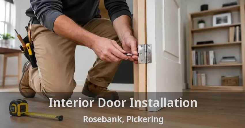 Interior Door Installation Rosebank, Pickering - ON