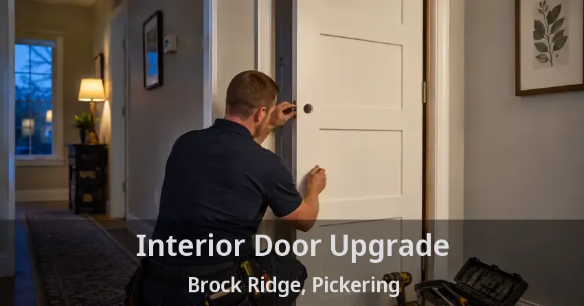 Interior Door Upgrade Brock Ridge, Pickering - ON