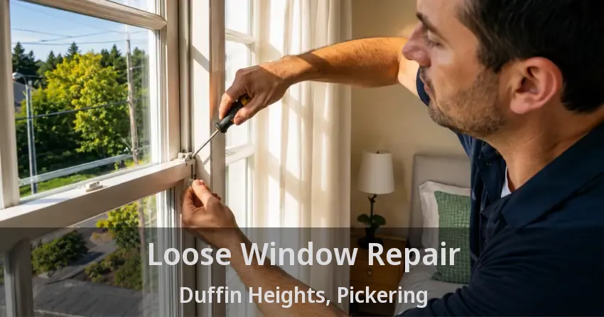 Loose Window Repair Duffin Heights, Pickering - ON