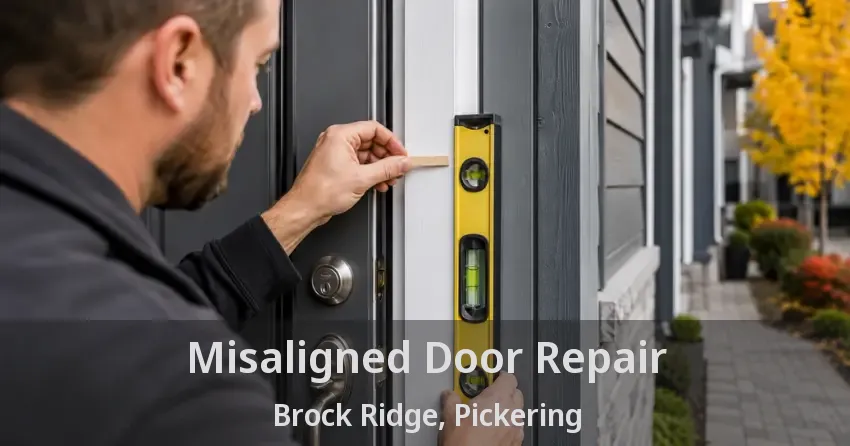 Misaligned Door Repair Brock Ridge, Pickering - ON