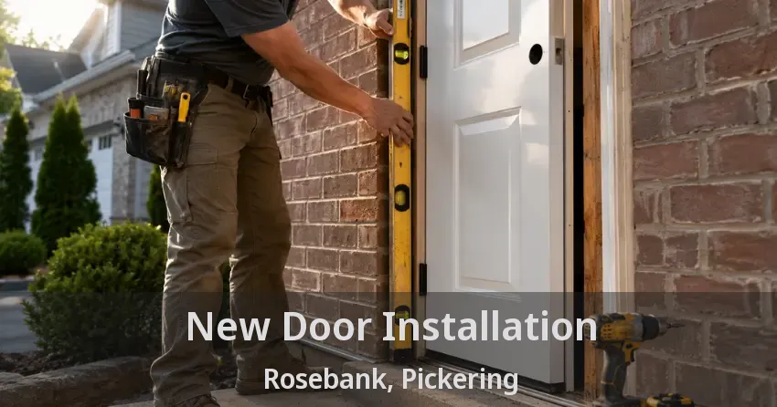 New Door Installation Rosebank, Pickering - ON