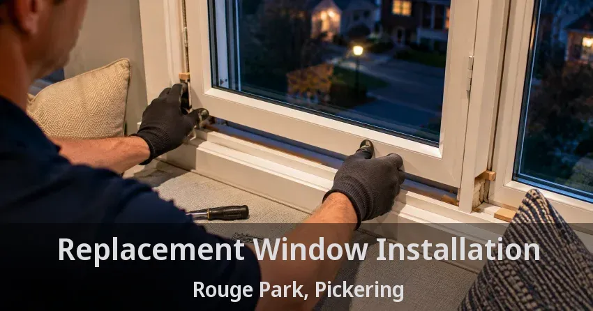 Replacement Window Installation Rouge Park, Pickering - ON