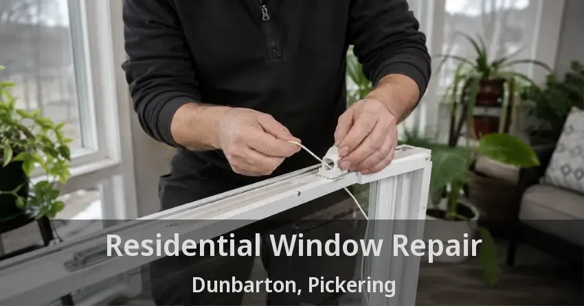 Residential Window Repair Dunbarton, Pickering - ON