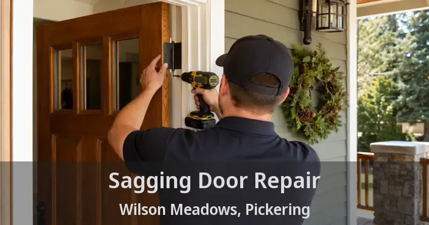 Sagging Door Repair Wilson Meadows, Pickering - ON