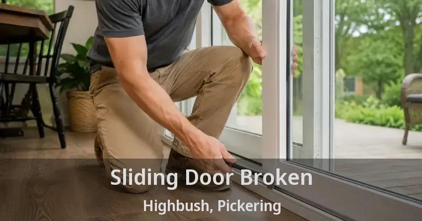 Sliding Door Broken Highbush, Pickering - ON