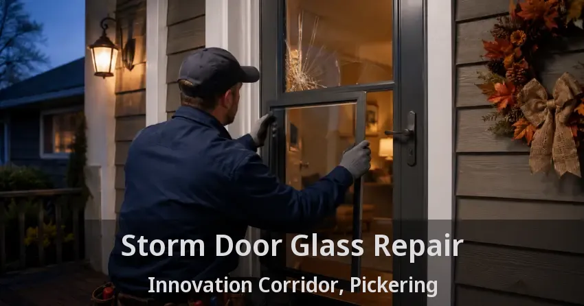 Storm Door Glass Repair Innovation Corridor, Pickering - ON