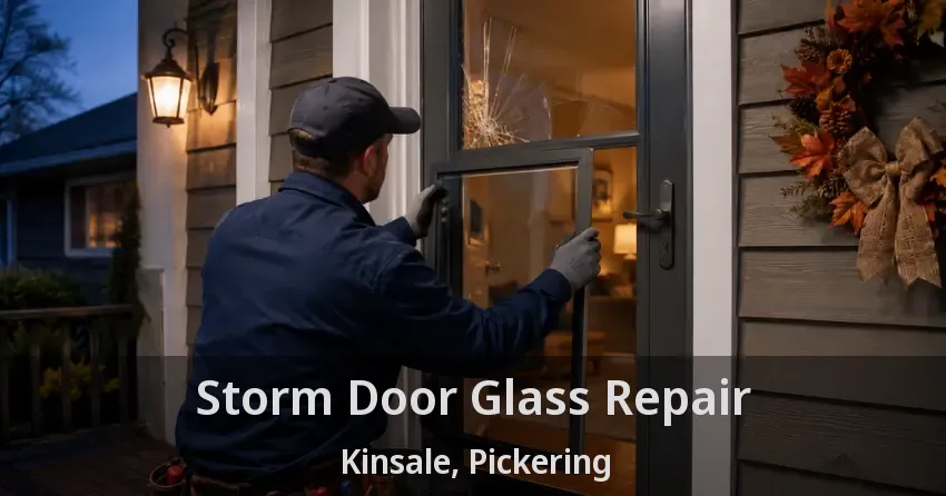Storm Door Glass Repair Kinsale, Pickering - ON