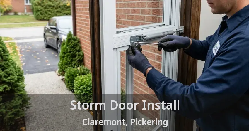Storm Door Install Claremont, Pickering - ON