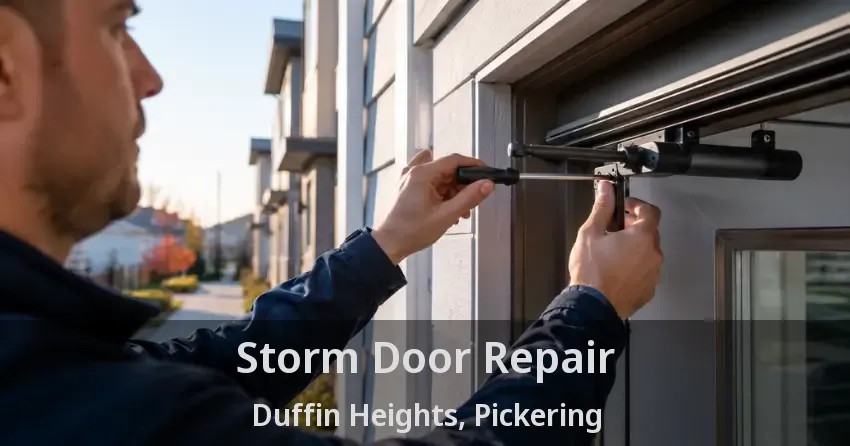 Storm Door Repair Duffin Heights, Pickering - ON