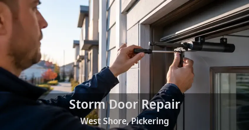 Storm Door Repair West Shore, Pickering - ON