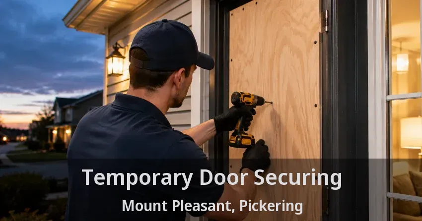 Temporary Door Securing Mount Pleasant, Pickering - ON