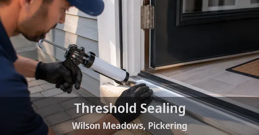 Threshold Sealing Wilson Meadows, Pickering - ON