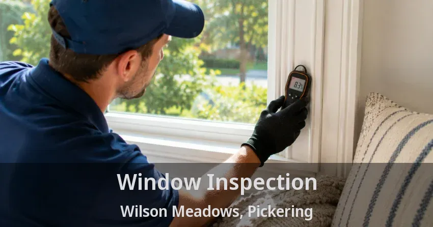 Window Inspection Wilson Meadows, Pickering - ON